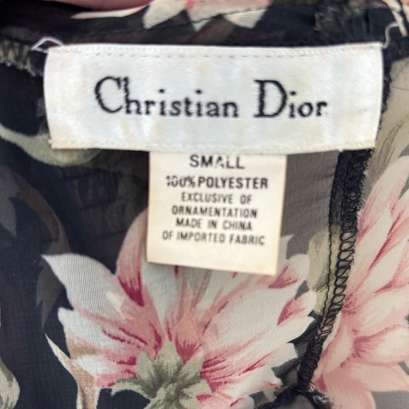 Christian Dior Vintage Floral Lingerie Set Small - Picture 5 of 13